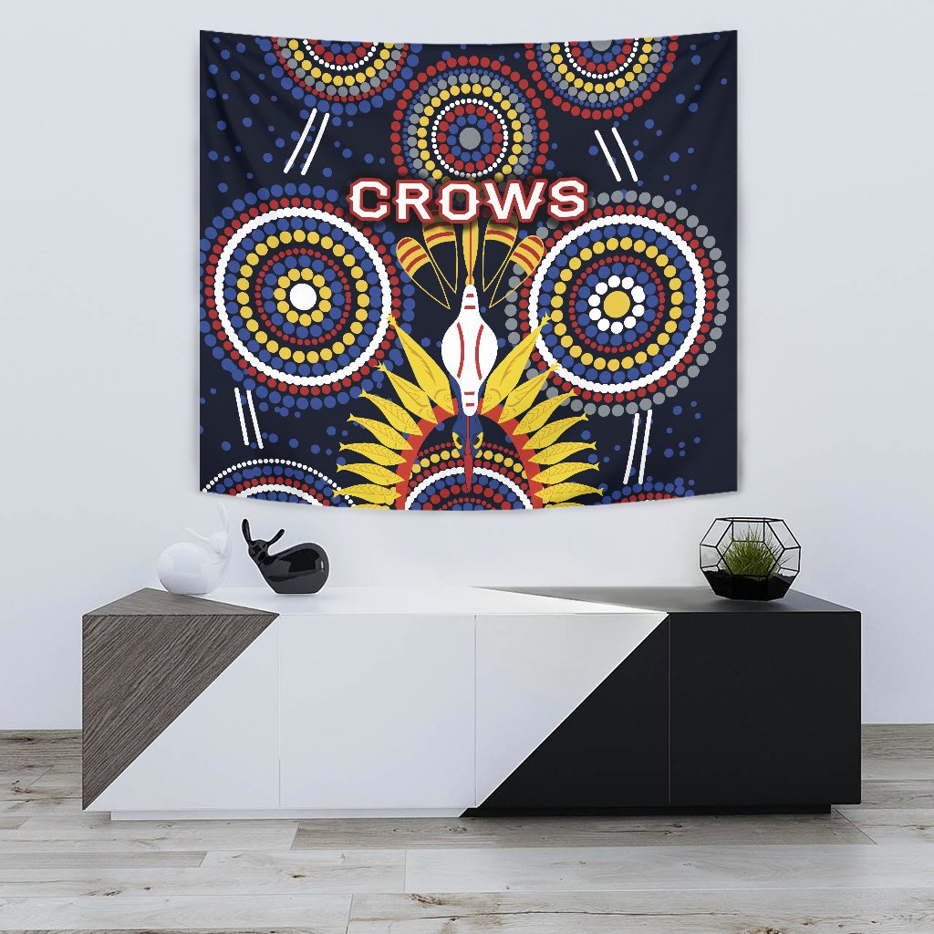 Adelaide Tapestry Original Indigenous Crows - Vibe Hoodie Shop