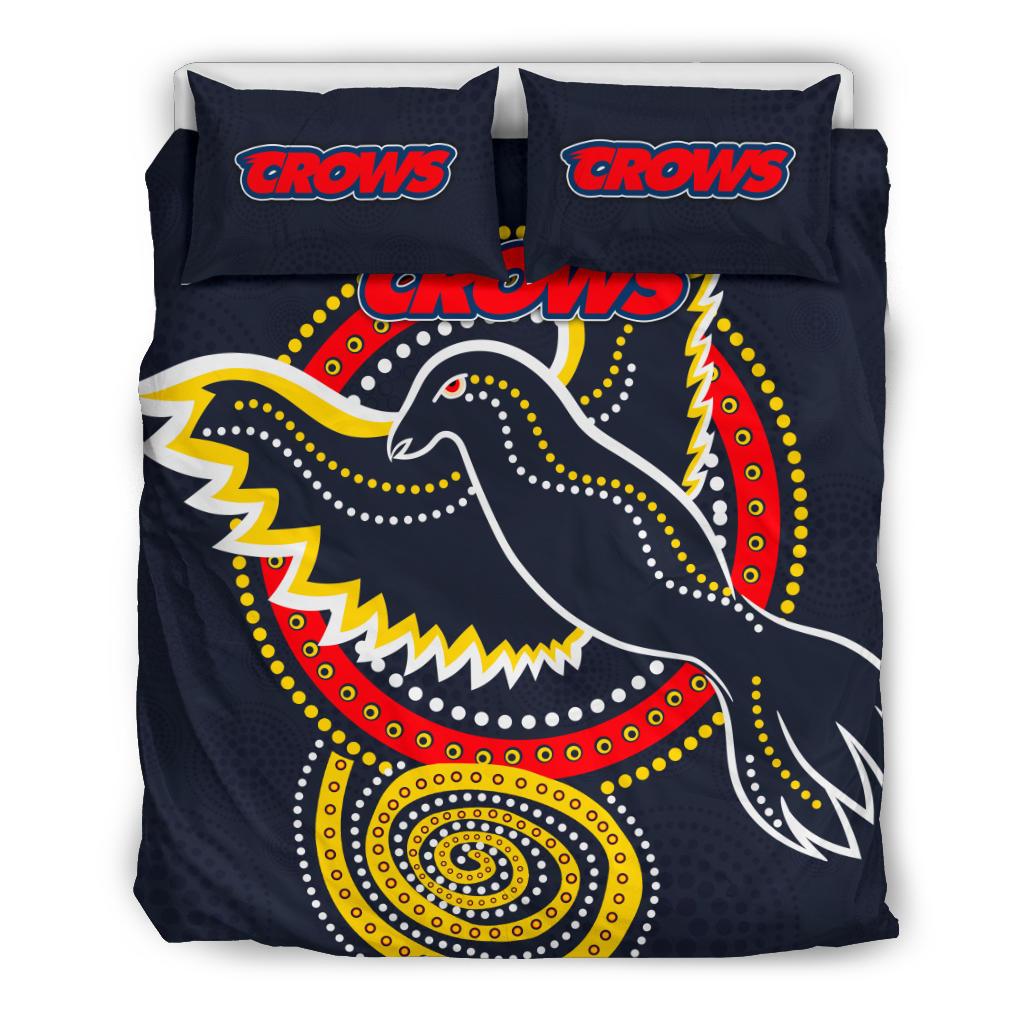 Adelaide Bedding Set Crows Indigenous - Vibe Hoodie Shop