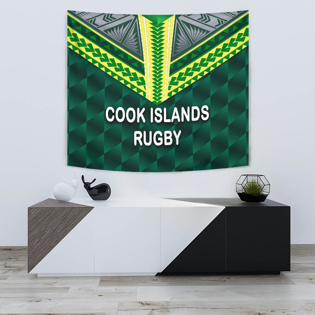 Cook Islands Rugby Tapestry - Vibe Hoodie Shop