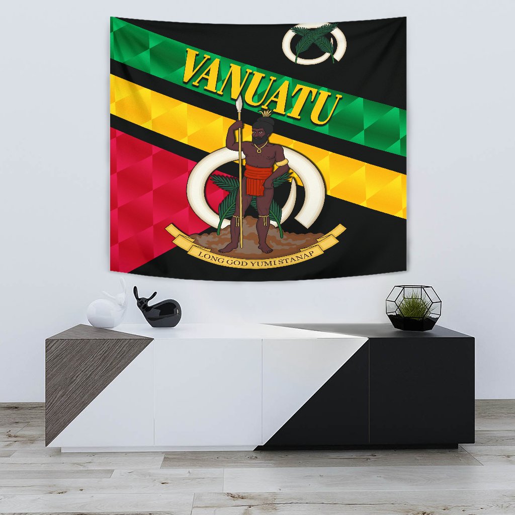 Vanuatu Rugby Tapestry Sporty Style - Vibe Hoodie Shop