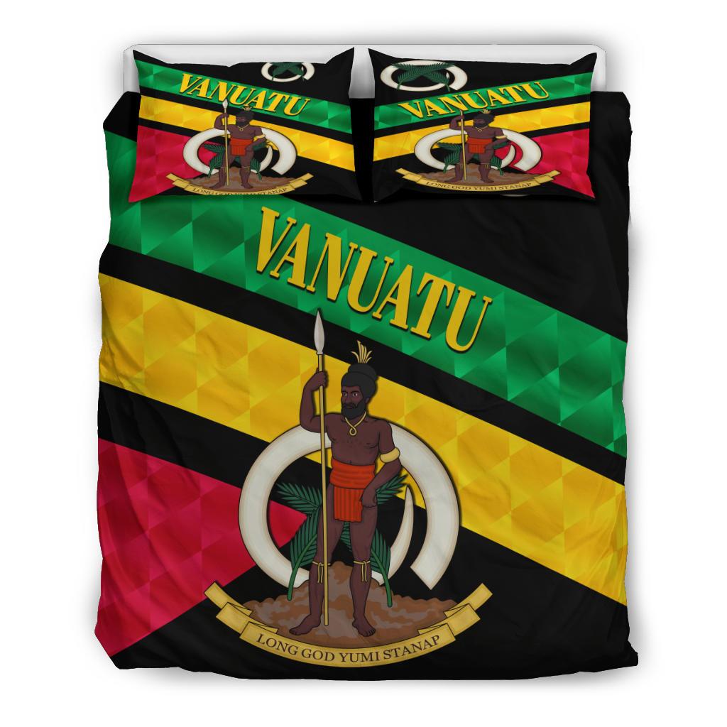 Vanuatu Rugby Bedding Set Sporty Style - Vibe Hoodie Shop