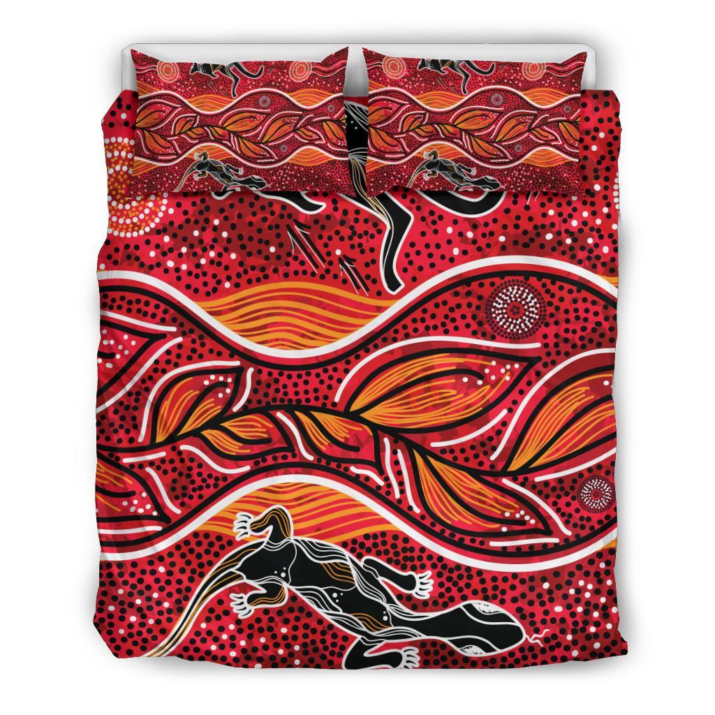 Aboriginal Bedding Set - Indigenous Patterns Ver12 - Vibe Hoodie Shop