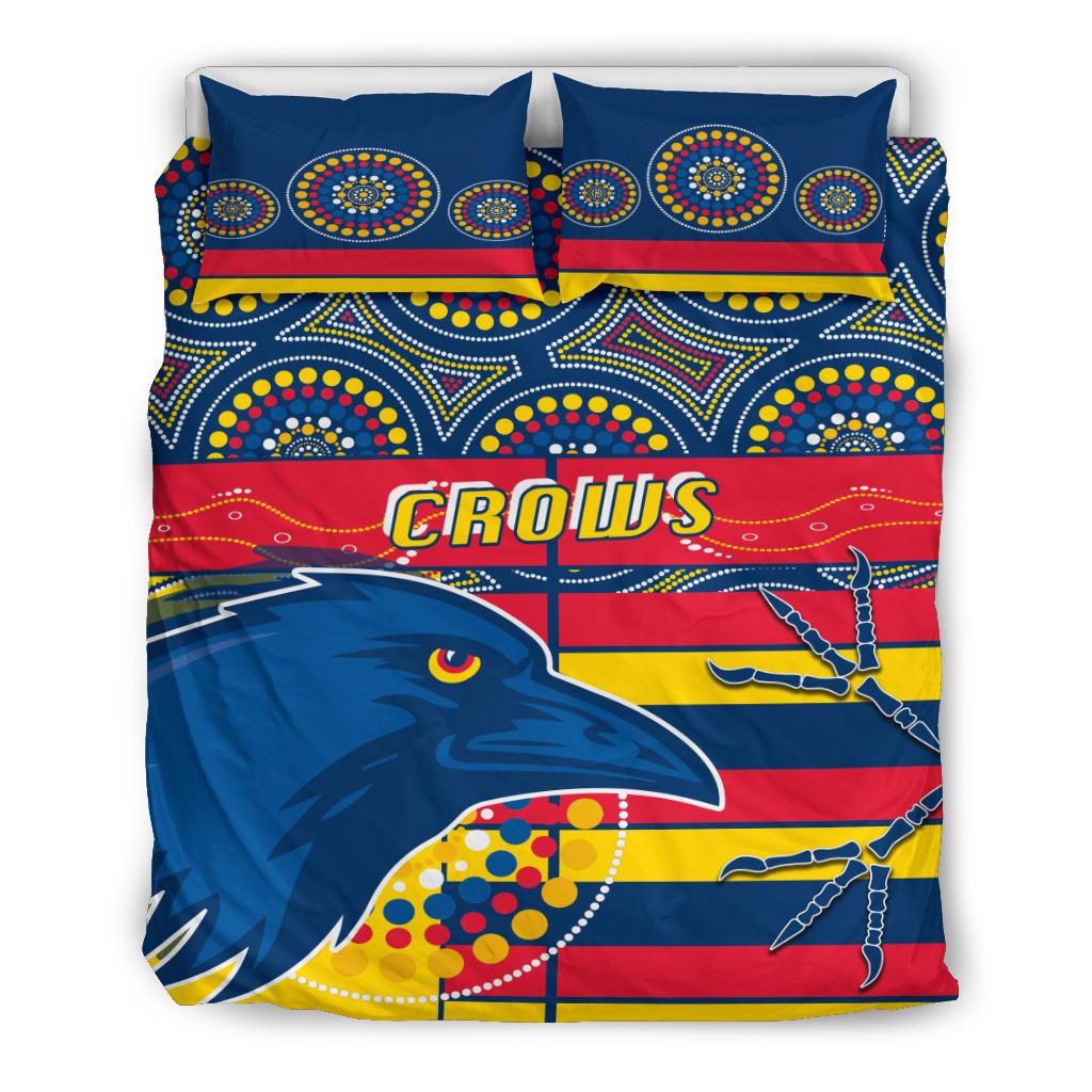 Adelaide Bedding Set Indigenous Crows - Vibe Hoodie Shop