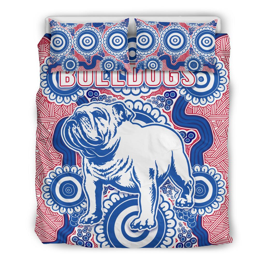 Western Bedding Set Bulldogs Simple Indigenous - Vibe Hoodie Shop