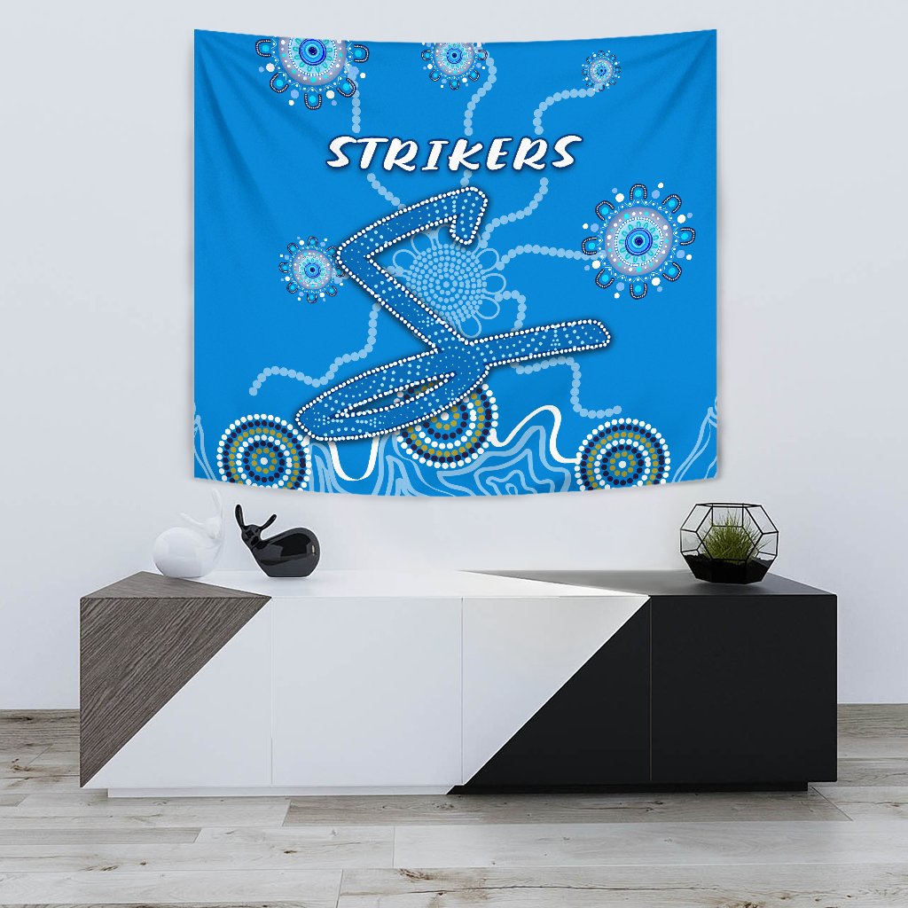 Adelaide Strikers Tapestry Indigenous Blue Energy - Vibe Hoodie Shop