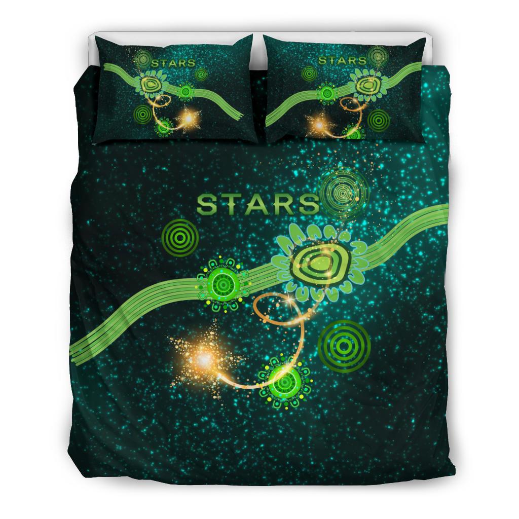 Melbourne Bedding Set Stars Indigenous - Vibe Hoodie Shop