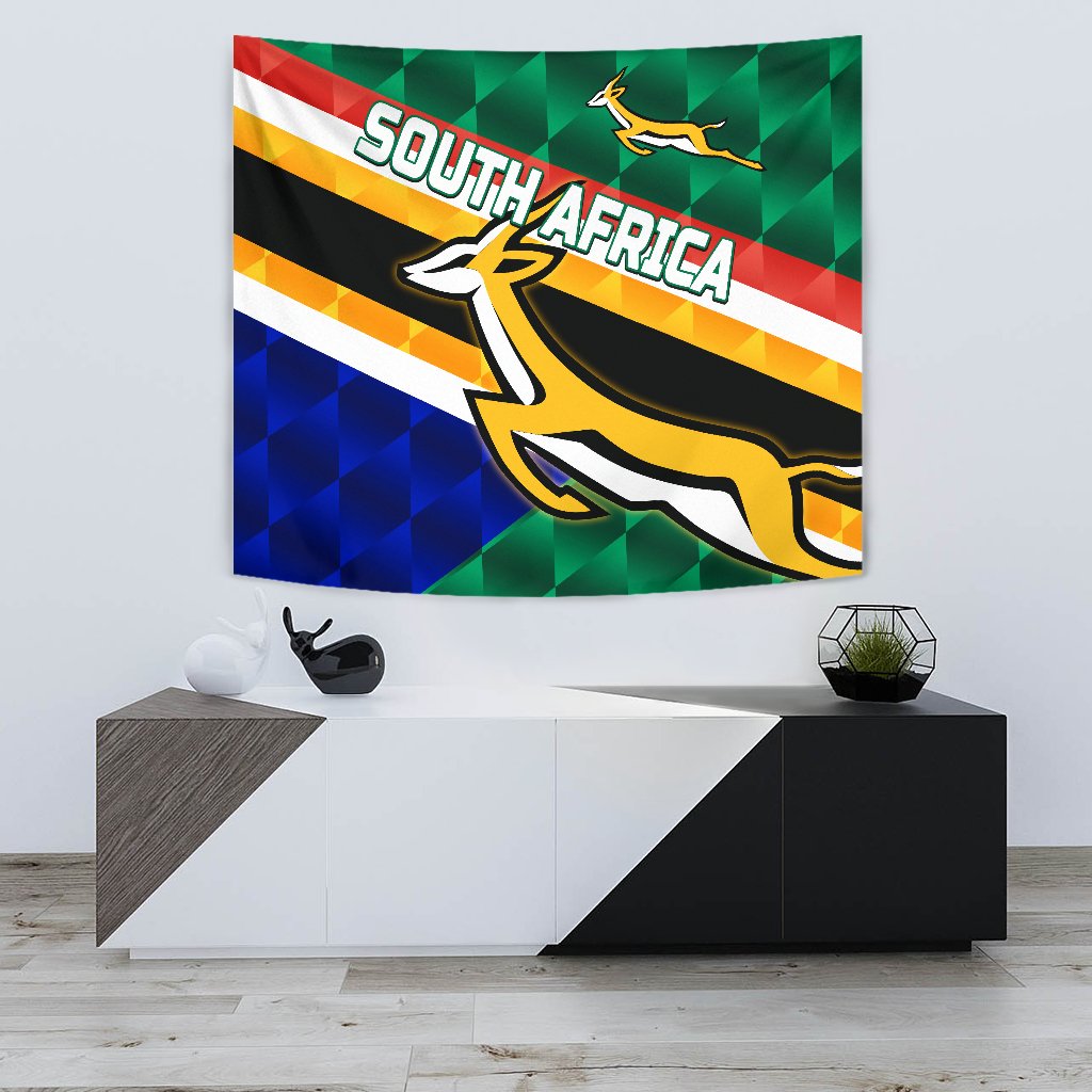 South Africa Tapestry Springboks Rugby Sporty Style - Vibe Hoodie Shop