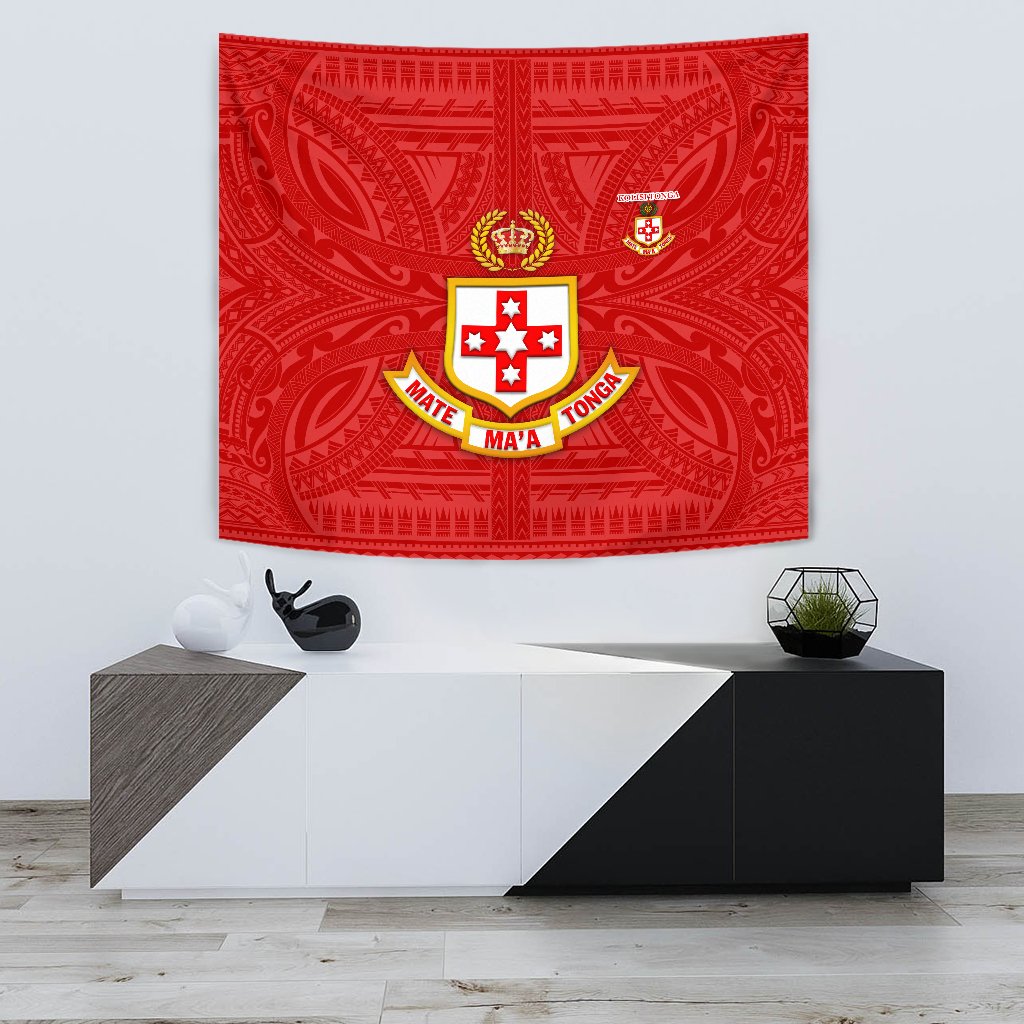 Kolisi Tonga Tapestry Mate Ma'a Tonga Rugby Ashburton Old Boys - Vibe Hoodie Shop