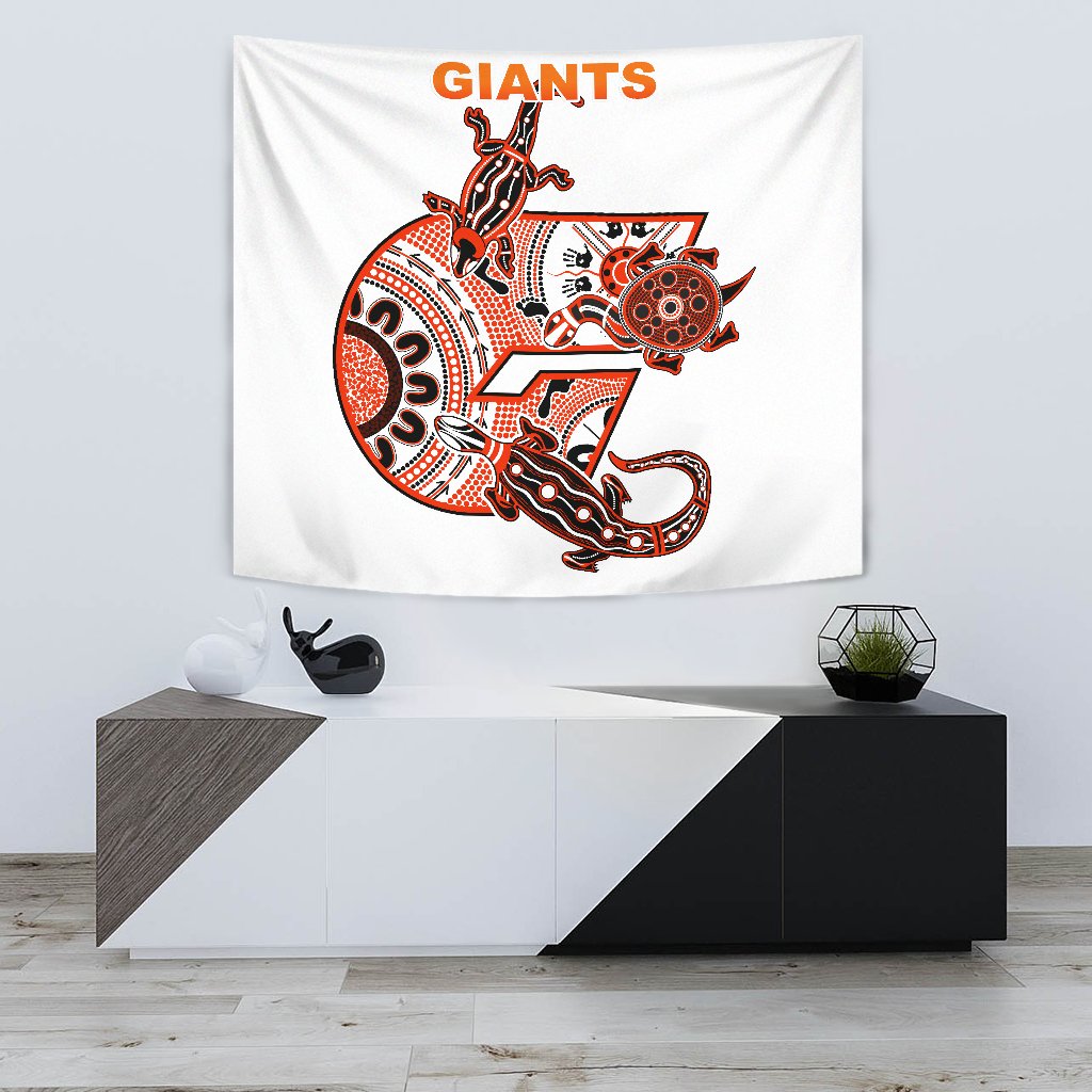 GWS Giants Tapestry Simple Indigenous - Vibe Hoodie Shop