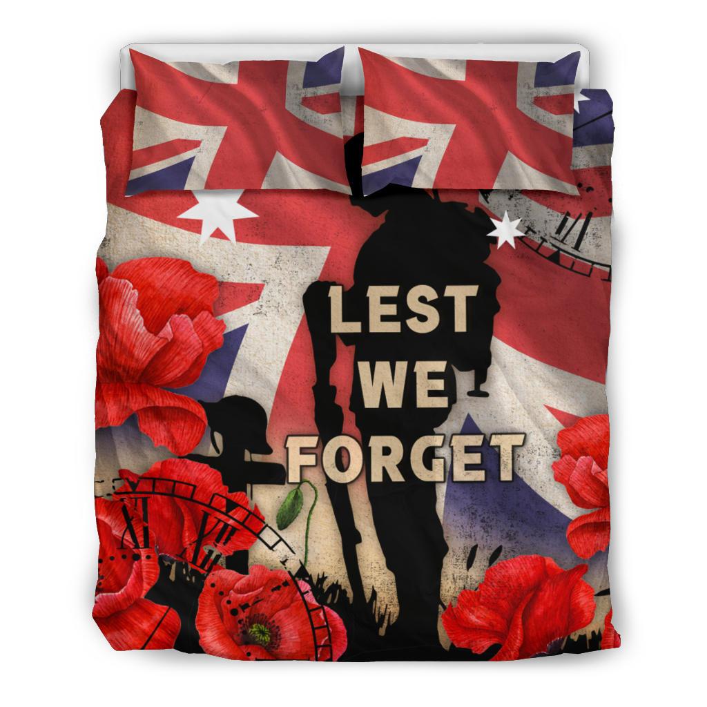 ANZAC Bedding Set - A Day We Will Never Forget - Vibe Hoodie Shop