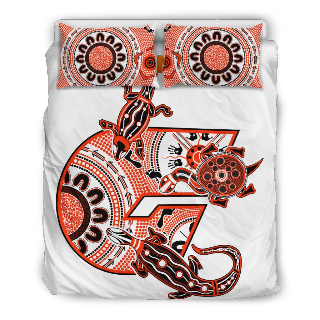 GWS Giants Bedding Set Simple Indigenous - Vibe Hoodie Shop