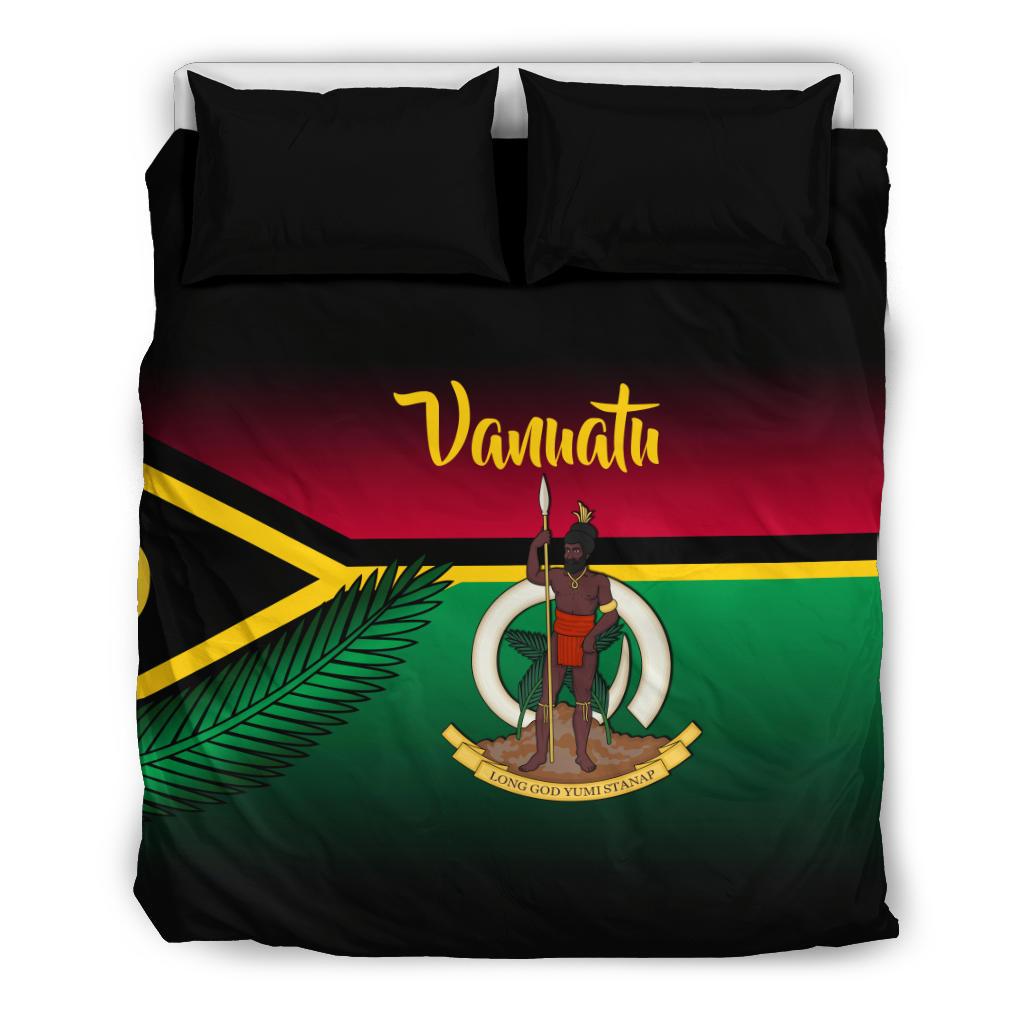 Vanuatu Rugby Bedding Set Proud Vibes - Vibe Hoodie Shop