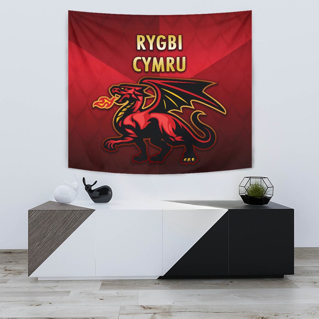 Wales Rugby Tapestry Simple Style - Vibe Hoodie Shop