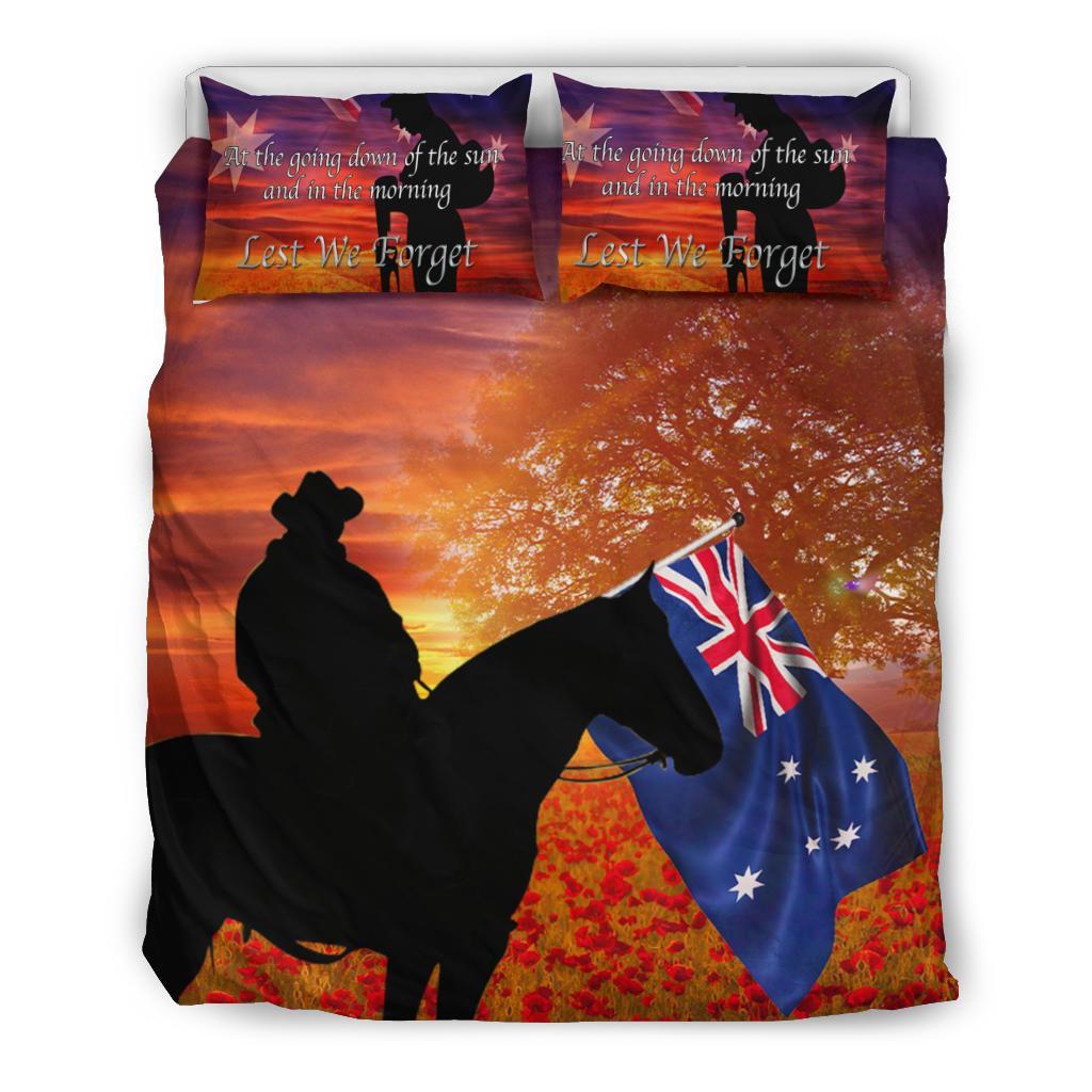 ANZAC Day 2021 Bedding Set - Lest We Forget - Vibe Hoodie Shop