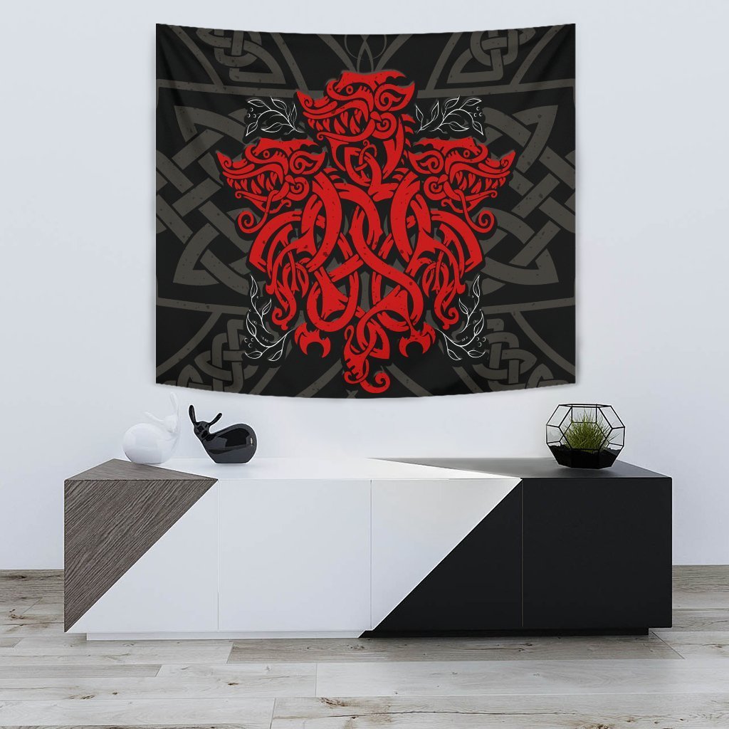 Celtic Three Dragon Tapestry - Vibe Hoodie Shop