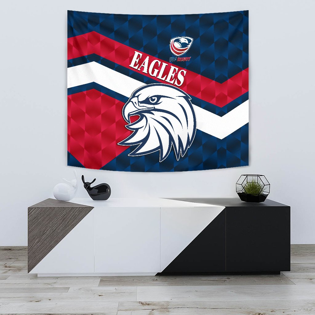 USA Rugby Tapestry Eagles Sporty Style - Vibe Hoodie Shop