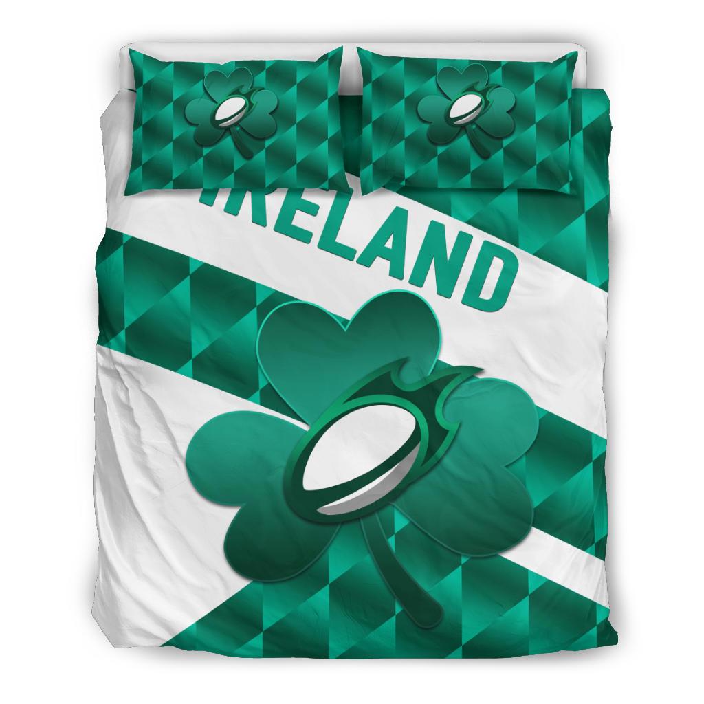 Ireland Rugby Bedding Set Sporty Style - Vibe Hoodie Shop