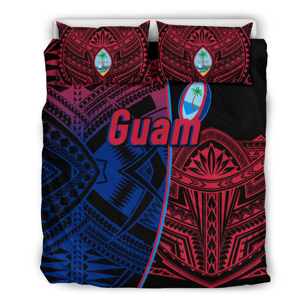 Guam Rugby Bedding Set Impressive Version - Vibe Hoodie Shop