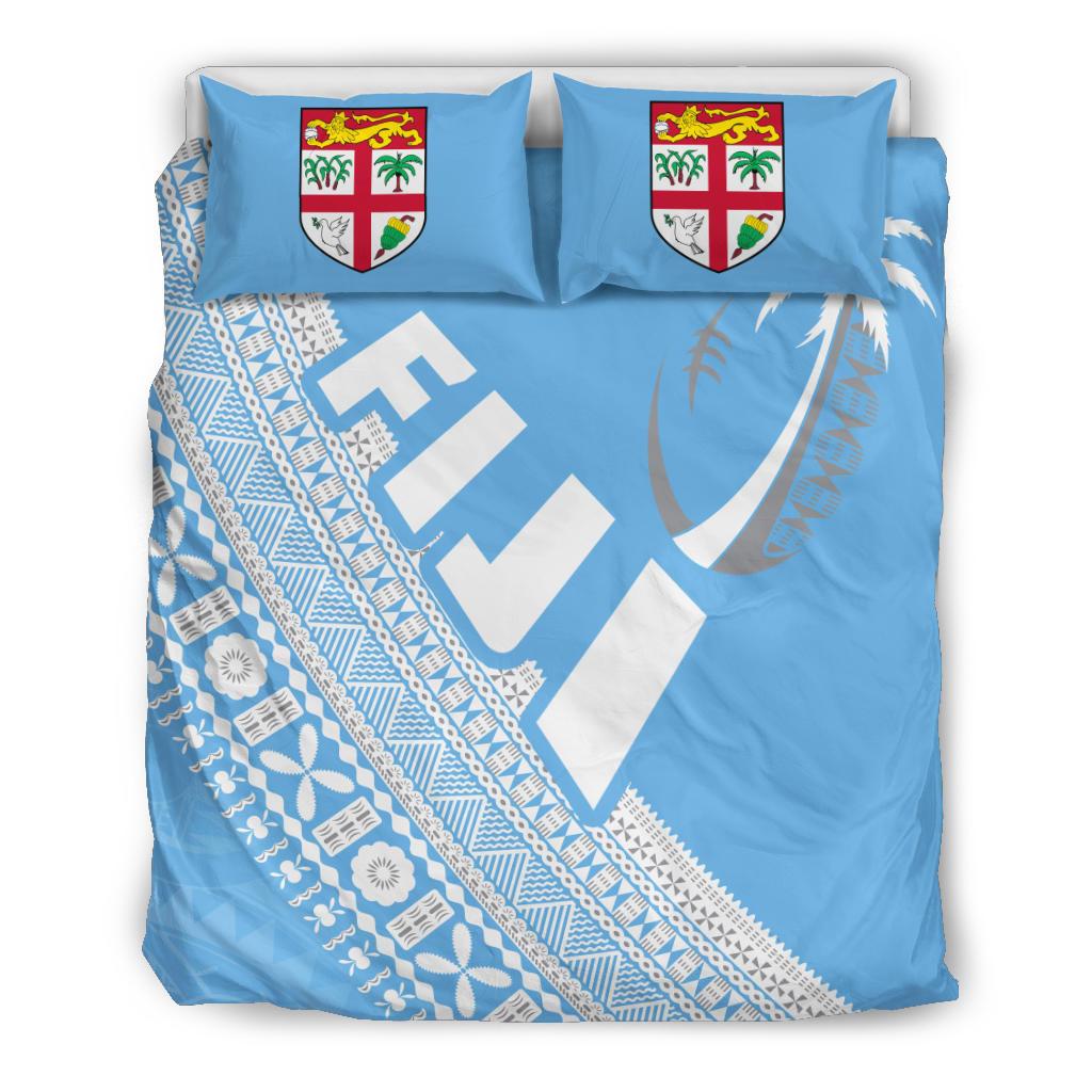 Fiji Tapa Rugby Bedding Set version Style You Win - Blue - Vibe Hoodie Shop