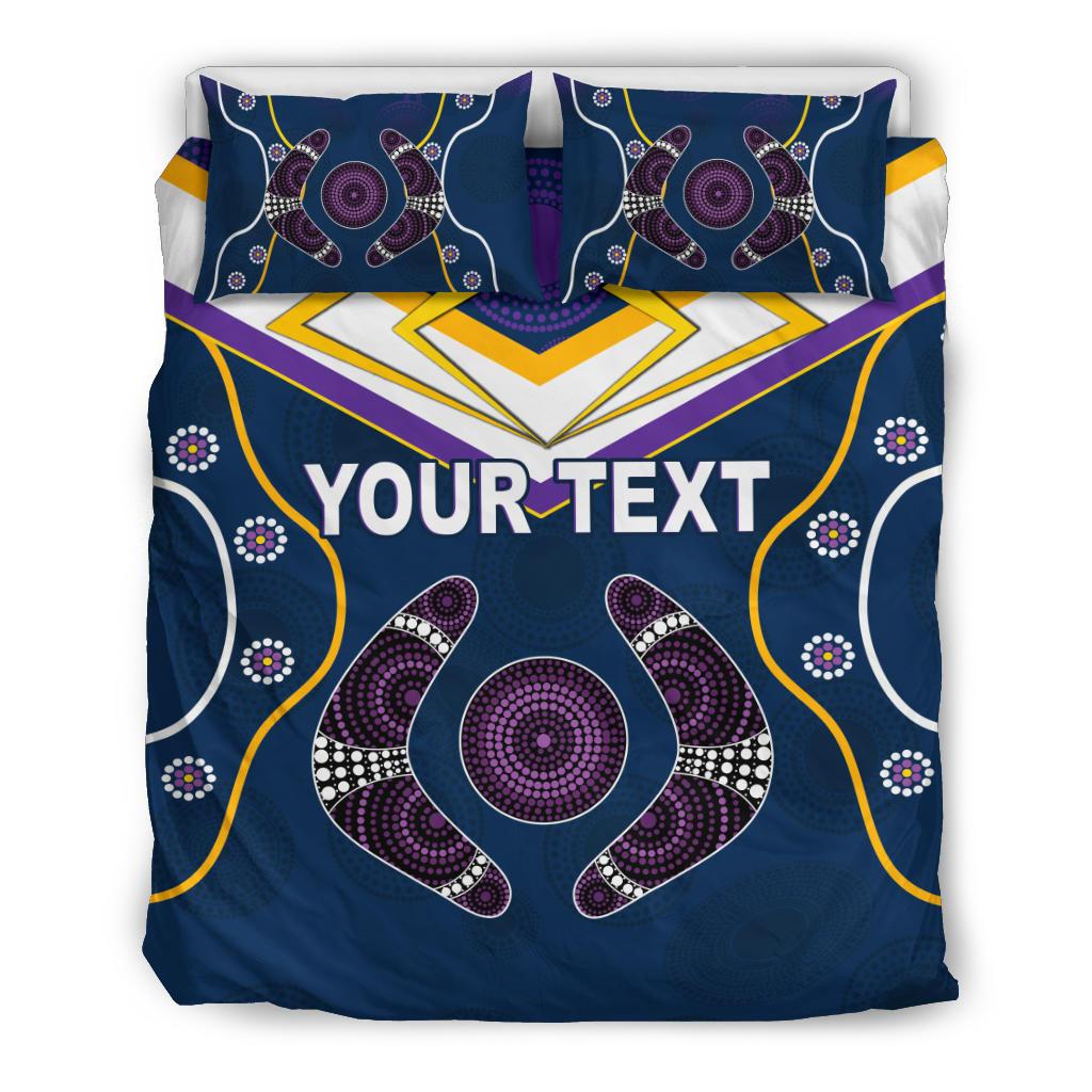 (Custom Personalised) Storm Bedding Set Melbourne Indigenous Champion - Vibe Hoodie Shop