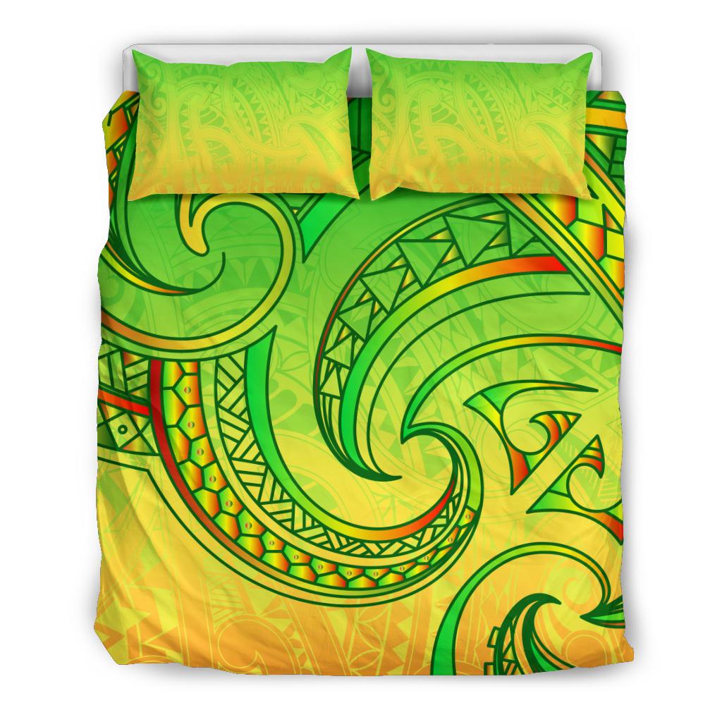 New Zealand Maori Mangopare Bedding Set Polynesian - Rasta - Vibe Hoodie Shop