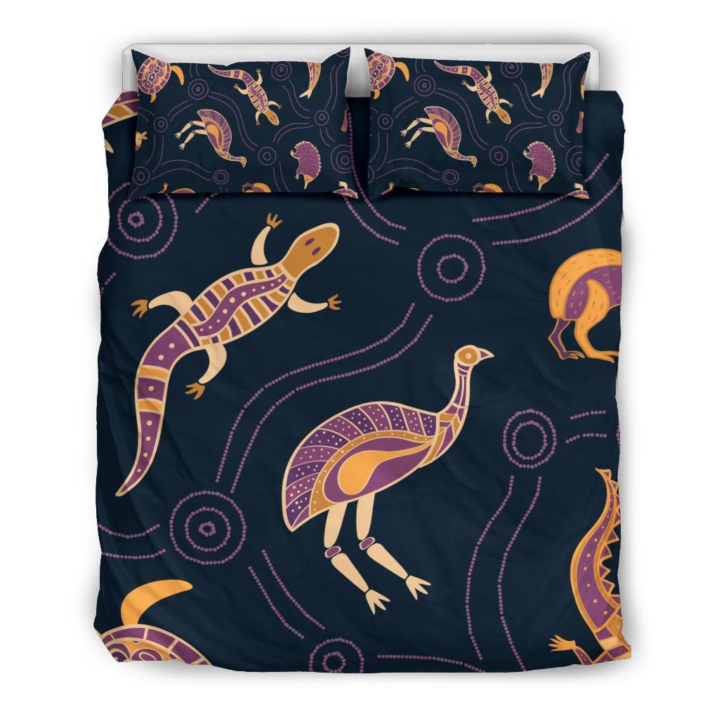 Bedding Set - Indigenous Animals Patterns - Vibe Hoodie Shop
