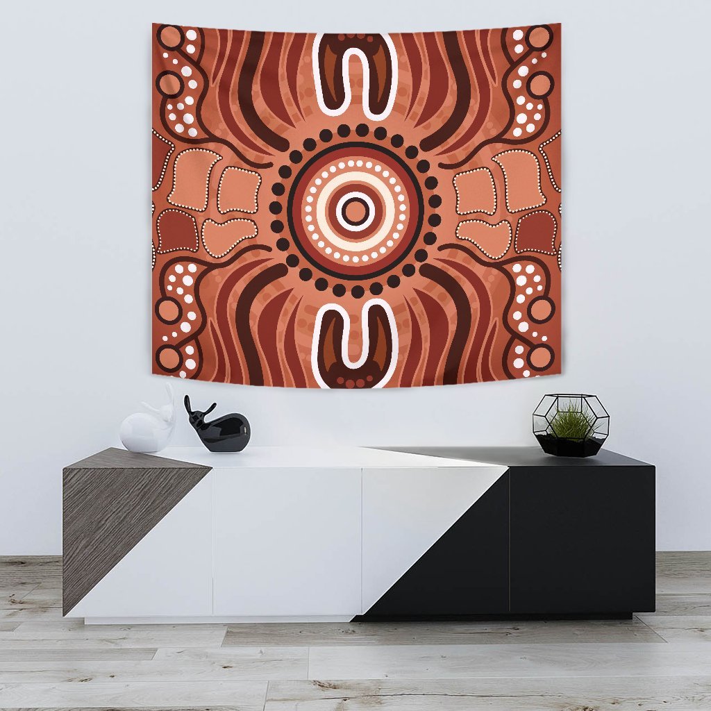 Aboriginal Tapestry - Indigenous Art Patterns Ver02 - Vibe Hoodie Shop