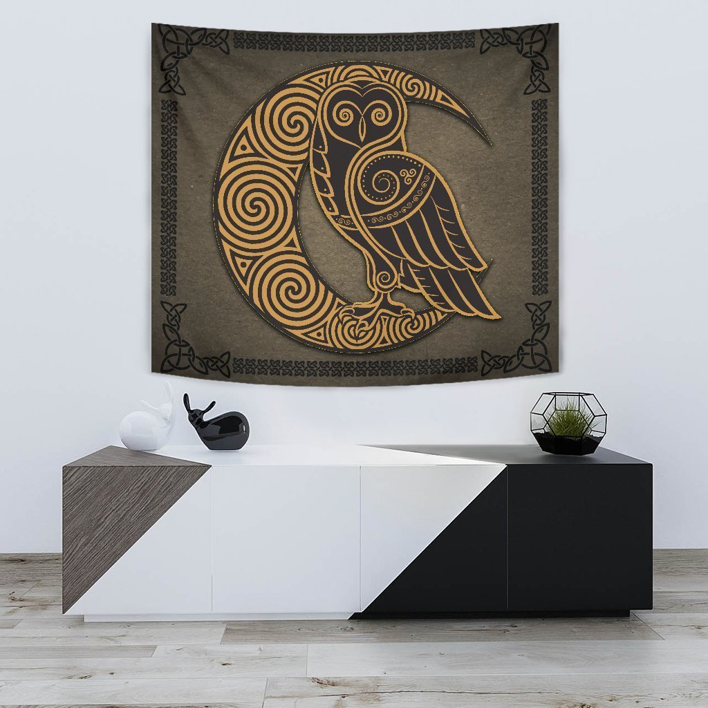 Celtic Tapestry - Celtic Raven - Vibe Hoodie Shop