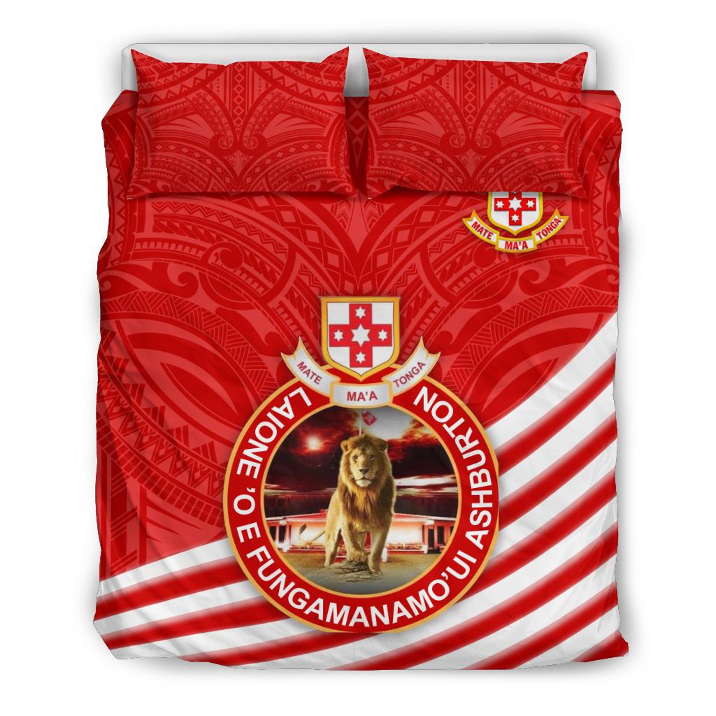 Kolisi Tonga Bedding Set Mate Ma'a Tonga Rugby Style - Vibe Hoodie Shop
