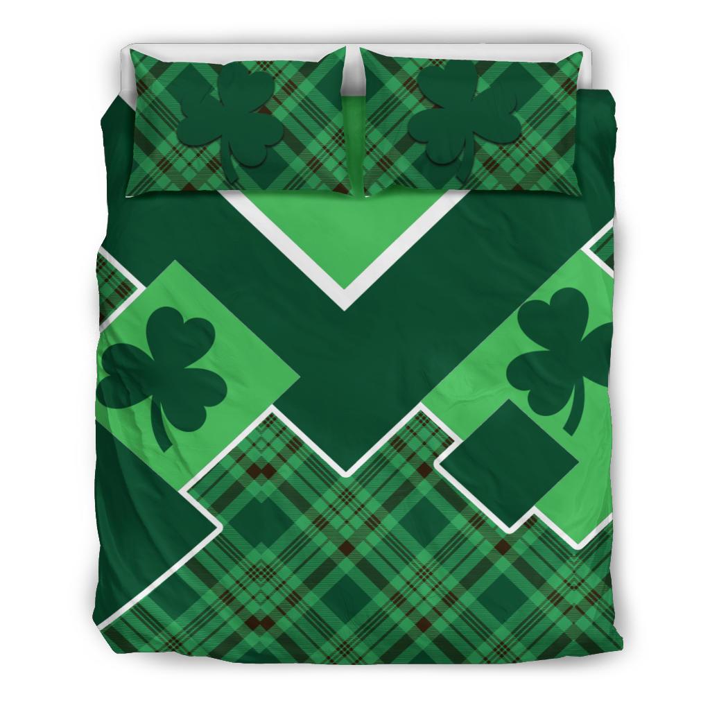 St. Patrick Day Ireland Bedding Set Shamrock - Vibe Hoodie Shop