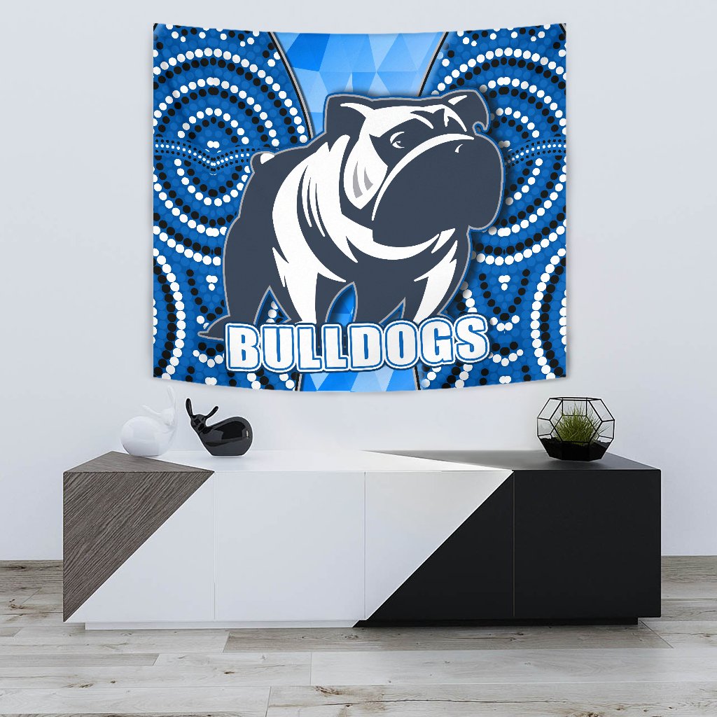 Bulldogs Tapestry Indigenous Snappy - Vibe Hoodie Shop