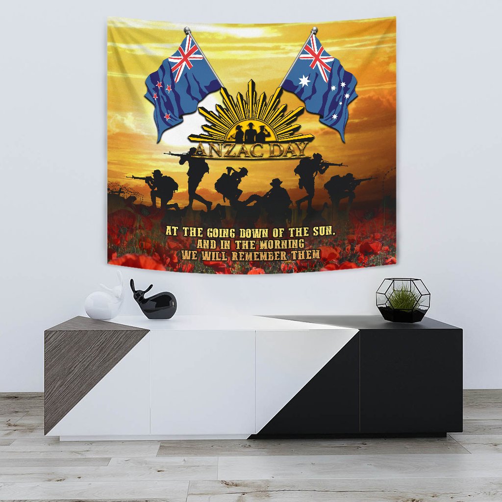 ANZAC Tapestry - Australian and New Zealand Army Corps - Vibe Hoodie Shop