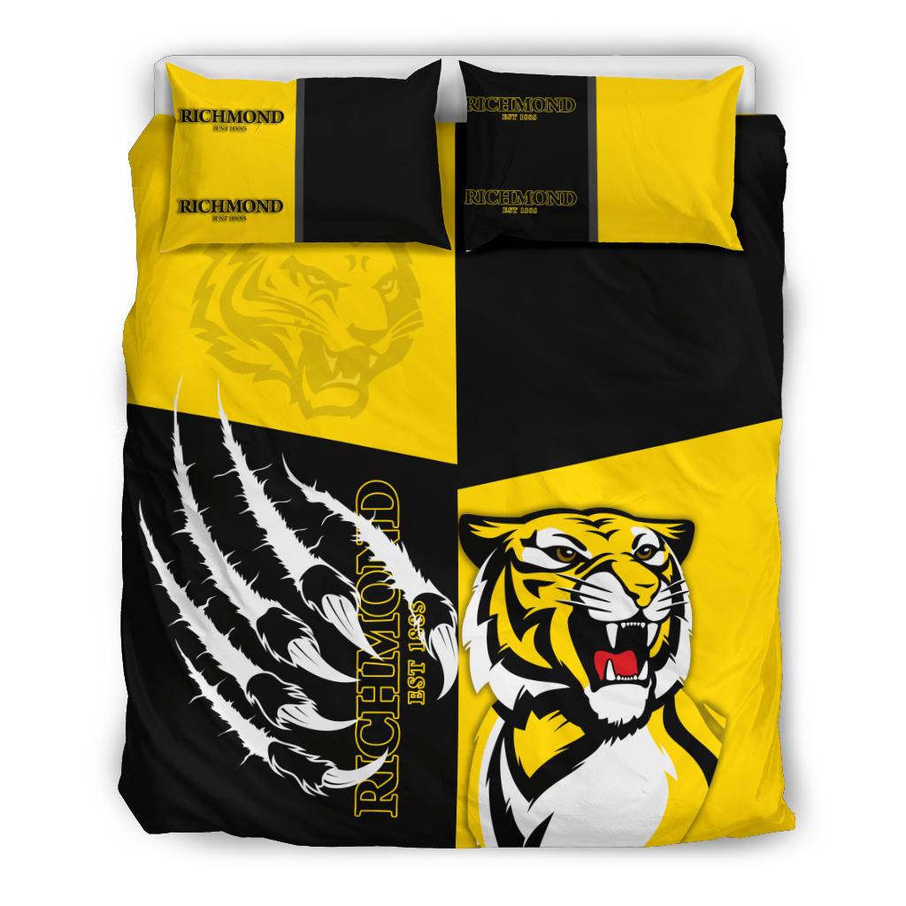 Richmond Tigers Bedding Set Special Style - Vibe Hoodie Shop