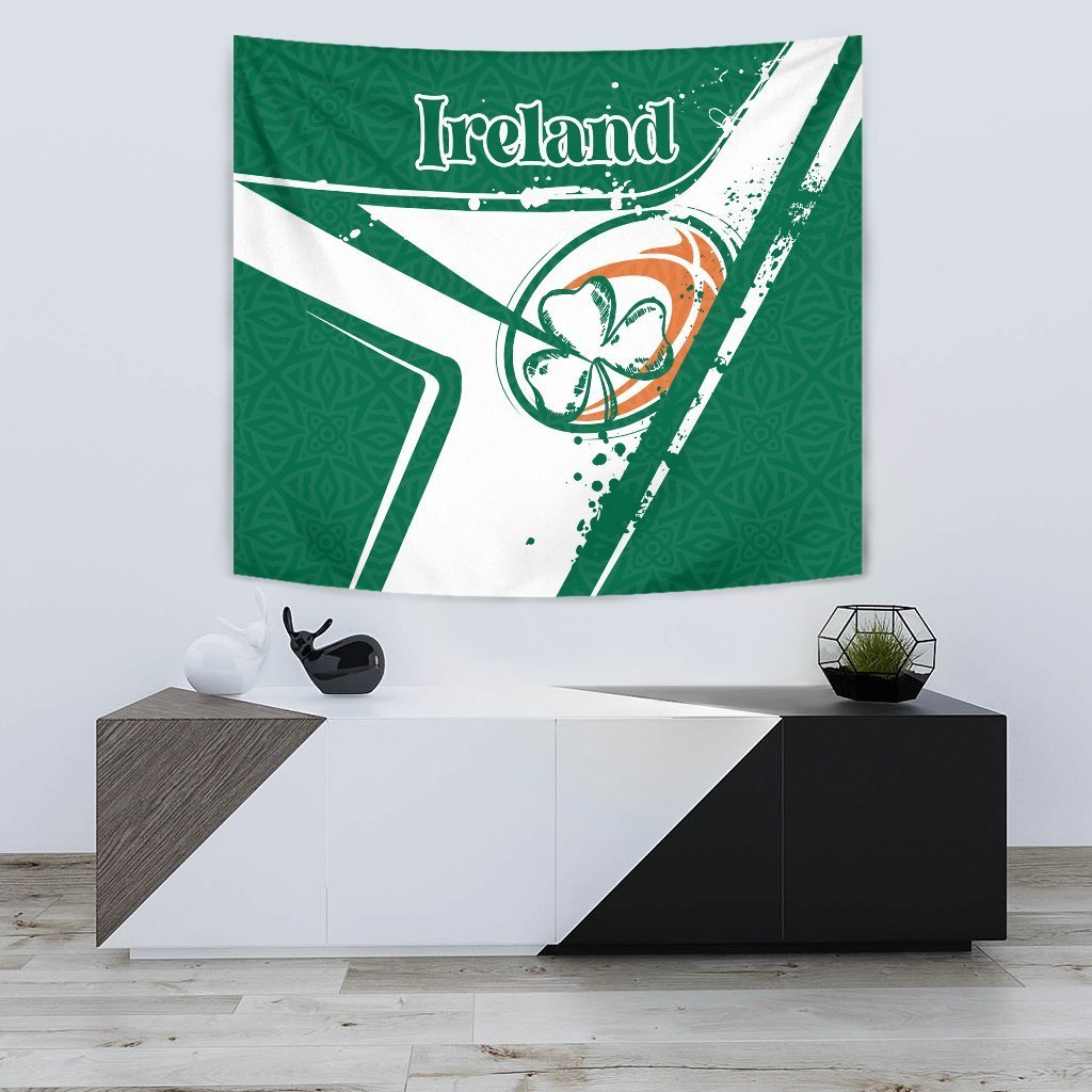 Ireland Rugby Tapestry - Irish Rugby - Vibe Hoodie Shop