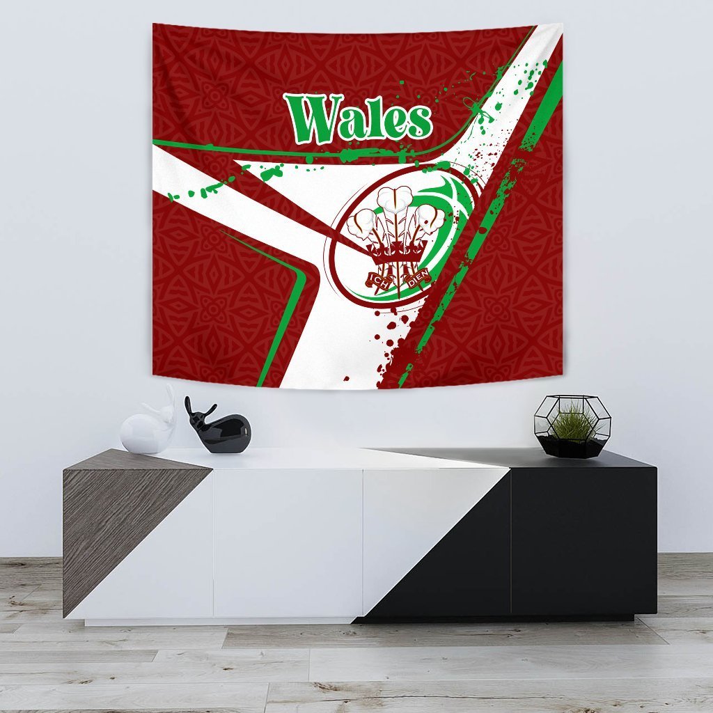 Wales Rugby Tapestry - Welsh Rugby - Vibe Hoodie Shop