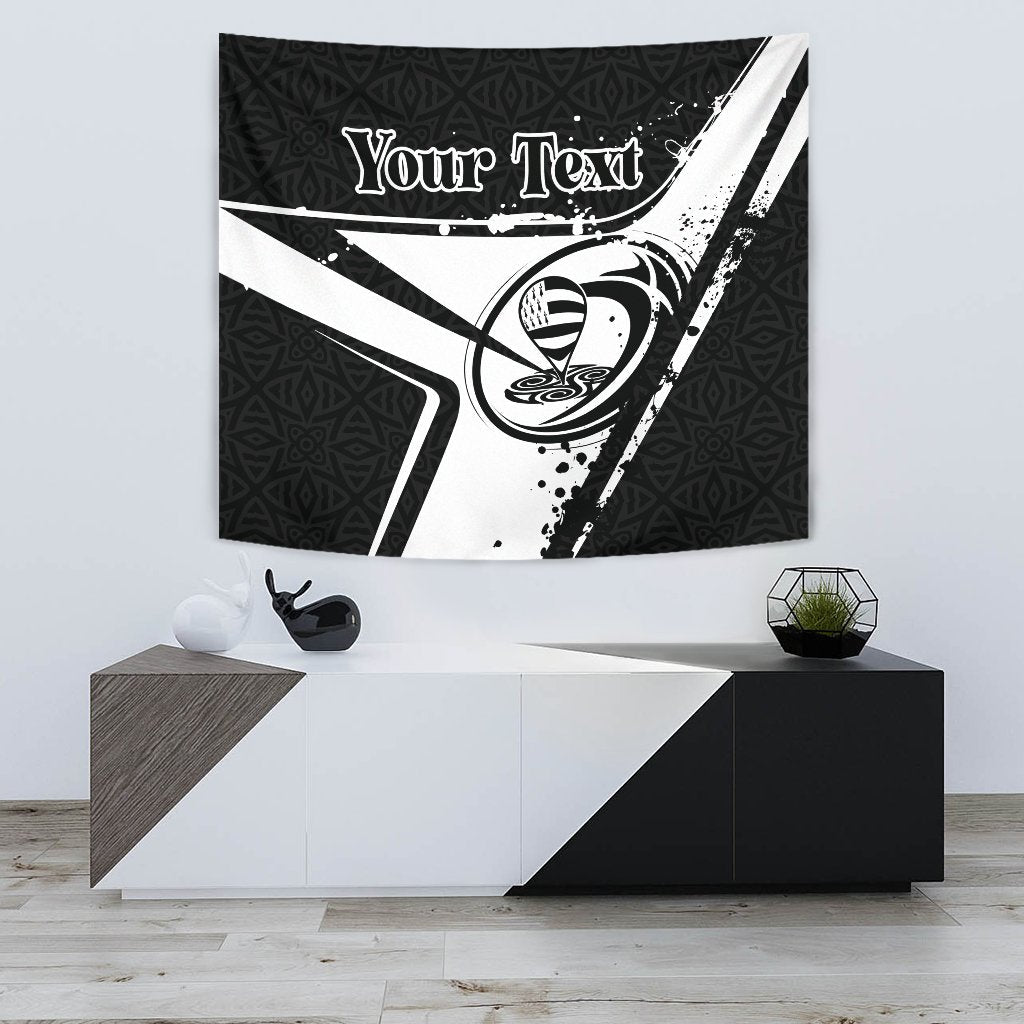 (Custom Text) Brittany Rugby Personalised Tapestry - Breizh Rugby - Vibe Hoodie Shop