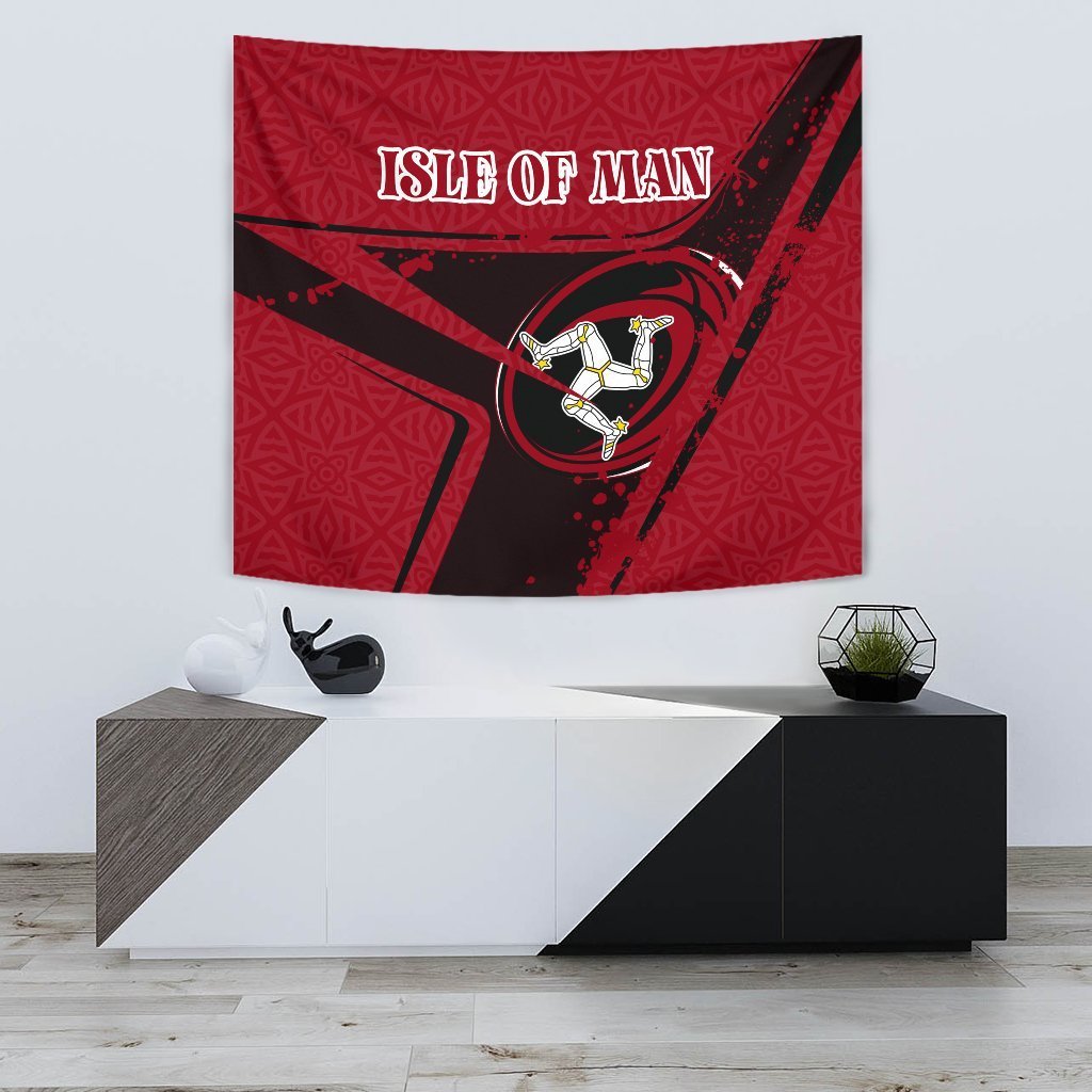 Isle Of Man Rugby Tapestry - Isle Of Man Rugby - Vibe Hoodie Shop