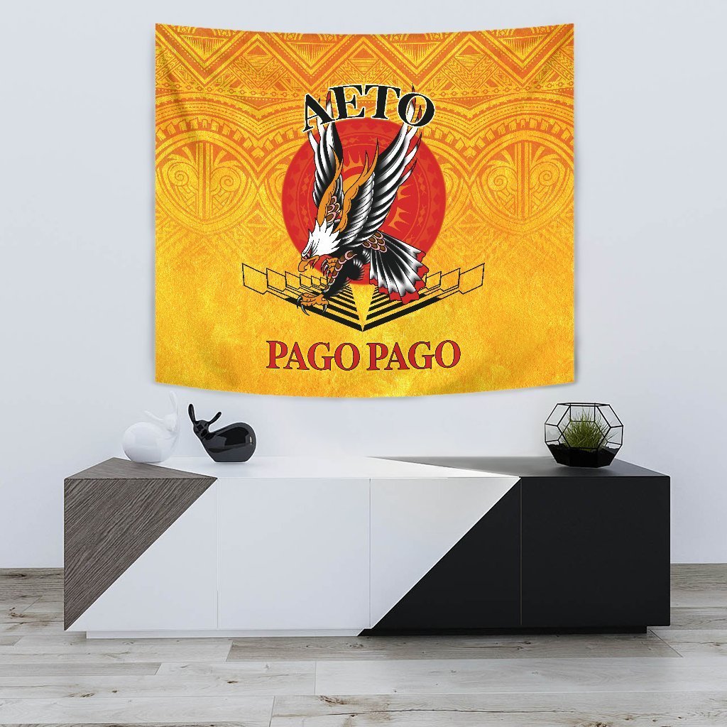 American Samoa Tapestry - Pago Pago Aeto (Ver 2) - Vibe Hoodie Shop