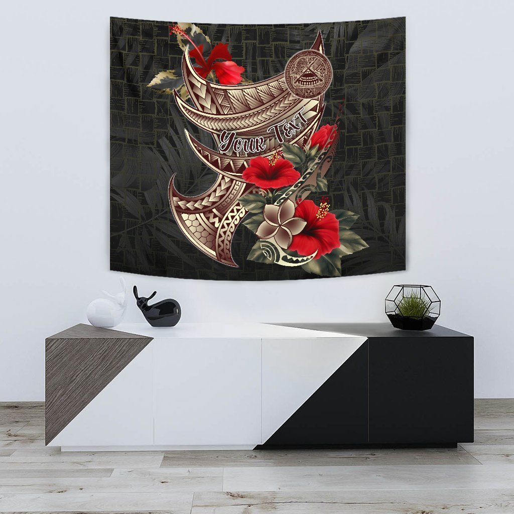 American Samoa Custom Personalised Tapestry - Polynesian Tribal Vintage Style - Vibe Hoodie Shop