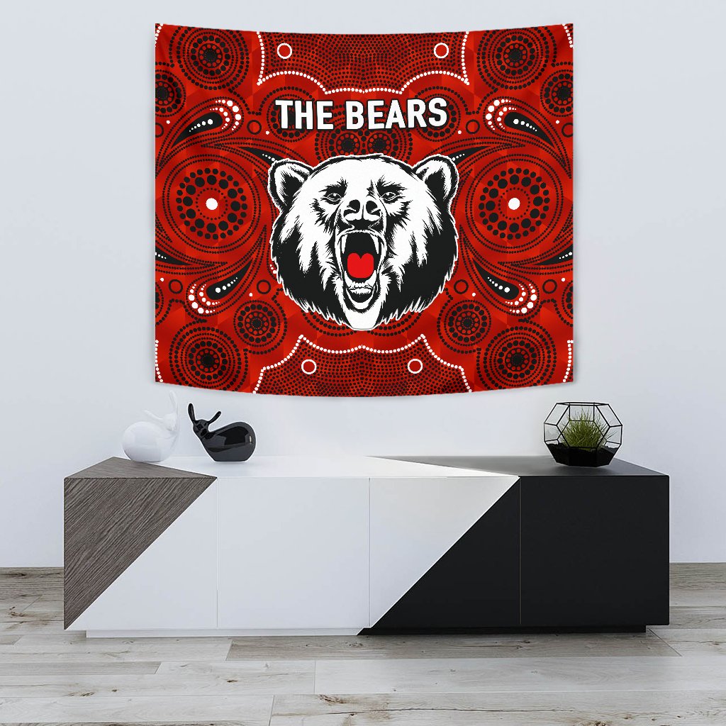 North Sydney Tapestry The Bears Indigenous - Vibe Hoodie Shop