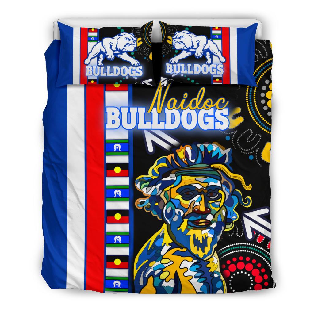 Western Football Bulldogs Bedding Set NAIDOC Week Indigenous - Vibe Hoodie Shop