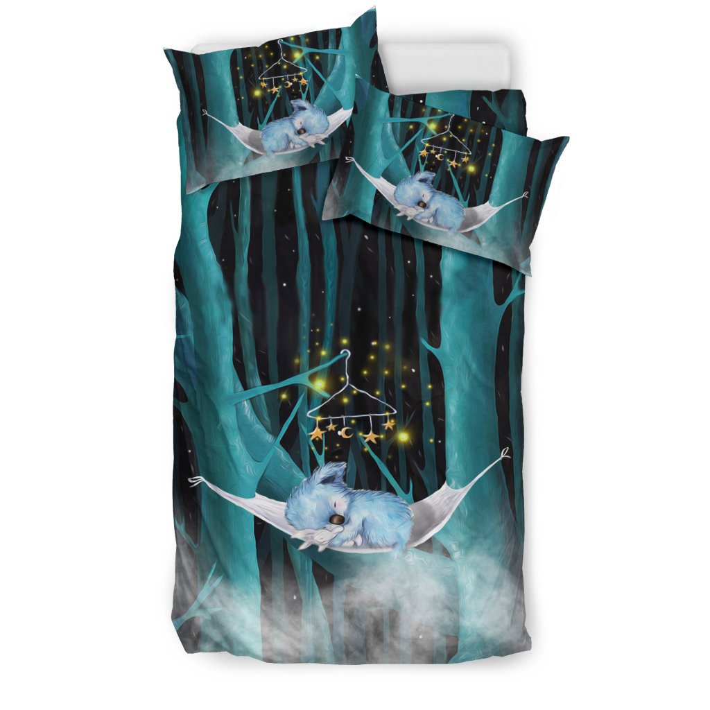 Bedding Sets - Koala Bed Sleeping In Forest Mysteria Sets - Vibe Hoodie Shop