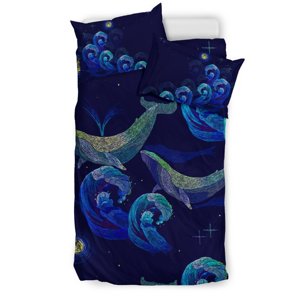 Australia Bedding Sets - Blue Whale Bed Ocean Painting Sets - Vibe Hoodie Shop