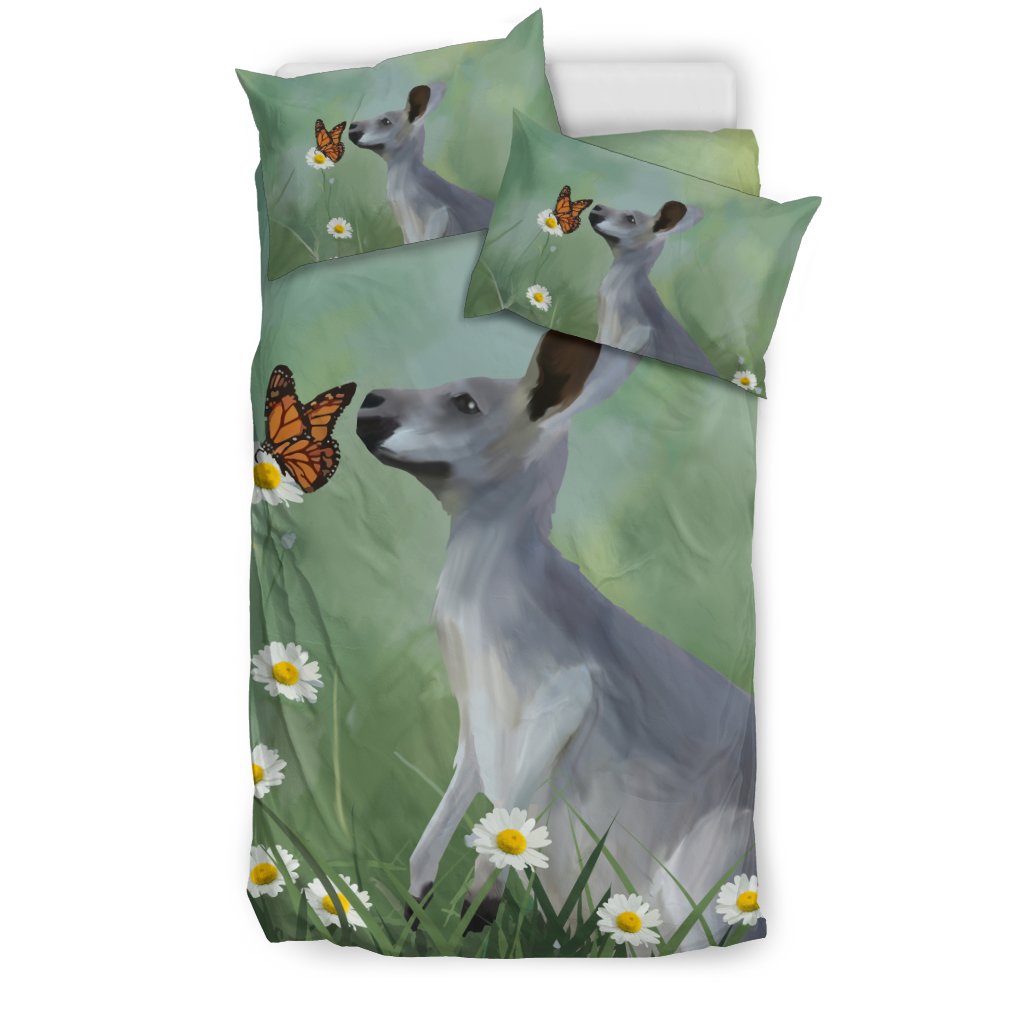 Bedding Sets - Kangaroo Bed Butterfly Painting Sets - Vibe Hoodie Shop