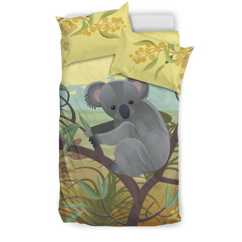 Australia Bedding Sets - Koala Bed Painting Landscape Art Sets - Vibe Hoodie Shop