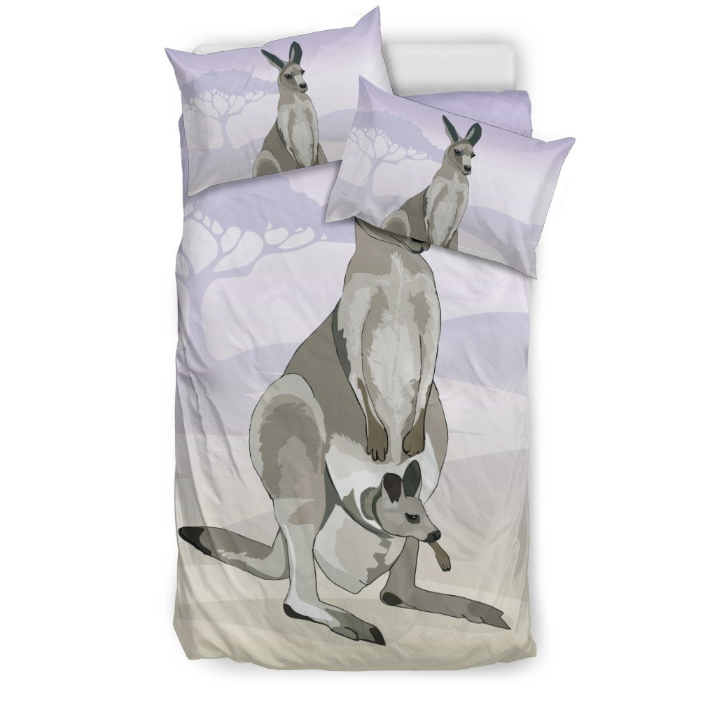 Bedding Sets - Kangaroo Bed Family Landscape Art Sets - Vibe Hoodie Shop