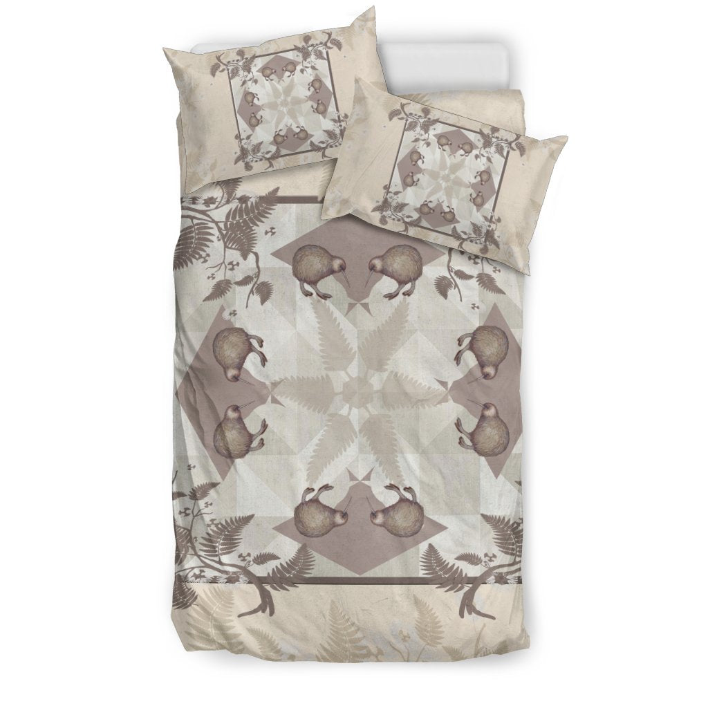 Bedding Set New Zealand Silver Fern Kiwi - Vibe Hoodie Shop