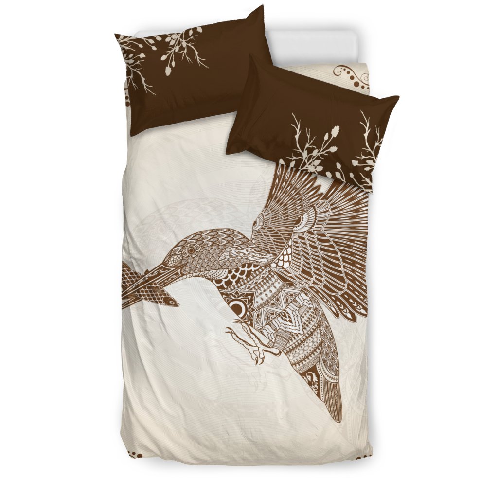 Aboriginal Bedding Sets, Kingfisher Patterns Fish - Vibe Hoodie Shop