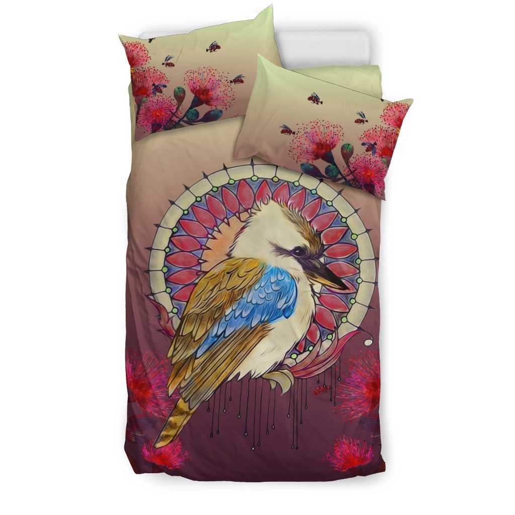 Bedding Sets - Kookaburra Bed Waratah Painting Sets - Vibe Hoodie Shop