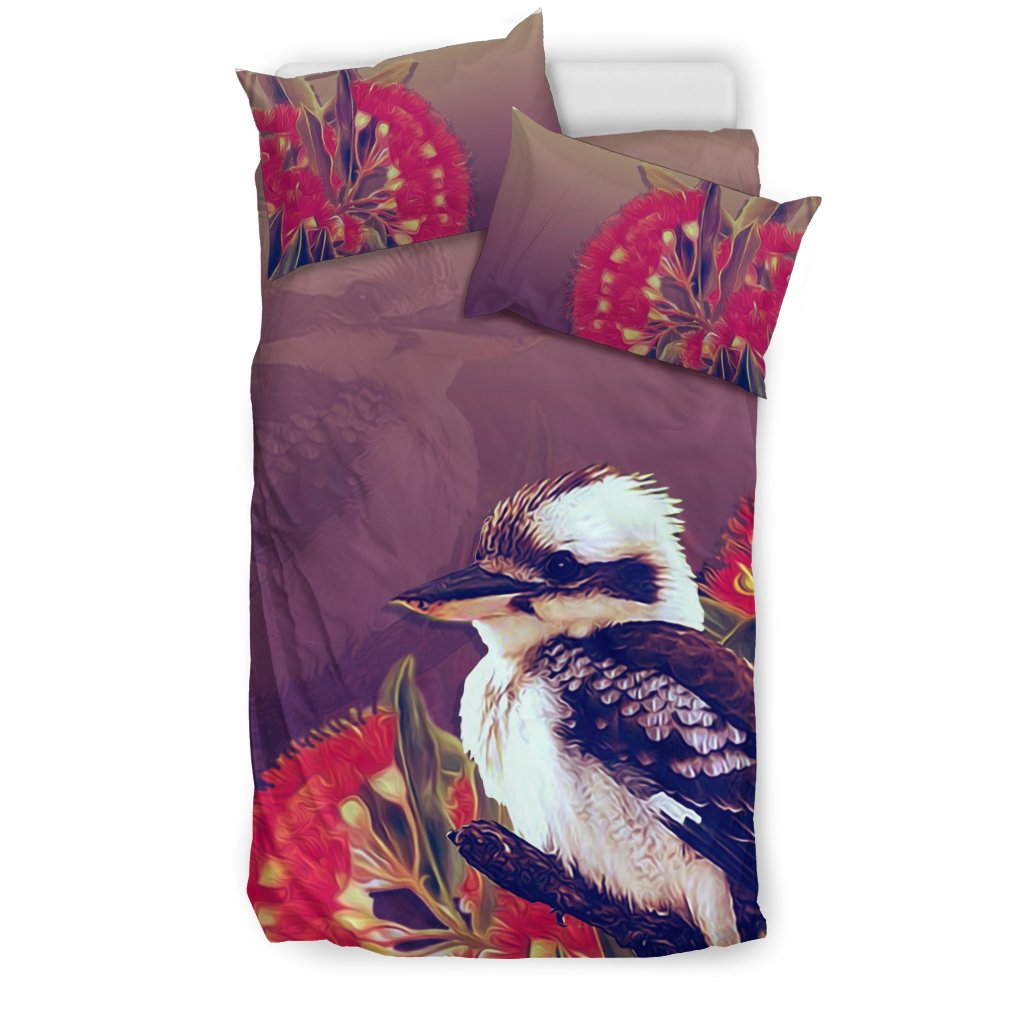 Bedding Sets - Kookaburra Bed Waratah Flower Sets - Vibe Hoodie Shop